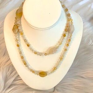 Jay King Mine Finds Faceted Quartz Bead Necklace